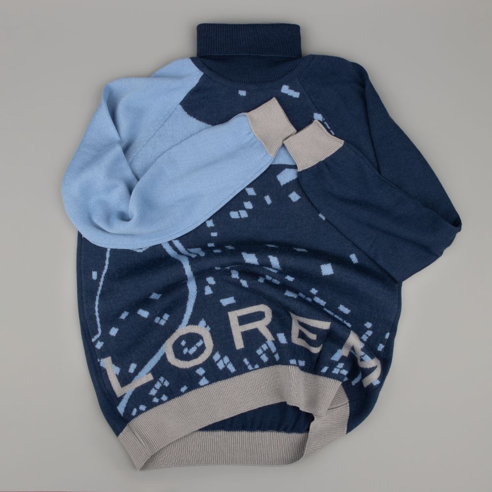 Джемпер на заказ Tricksy Net Reglan, полушерсть — изображение 5