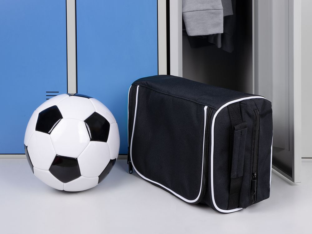 Сумка для обуви Equipex, черная с белым — изображение 13