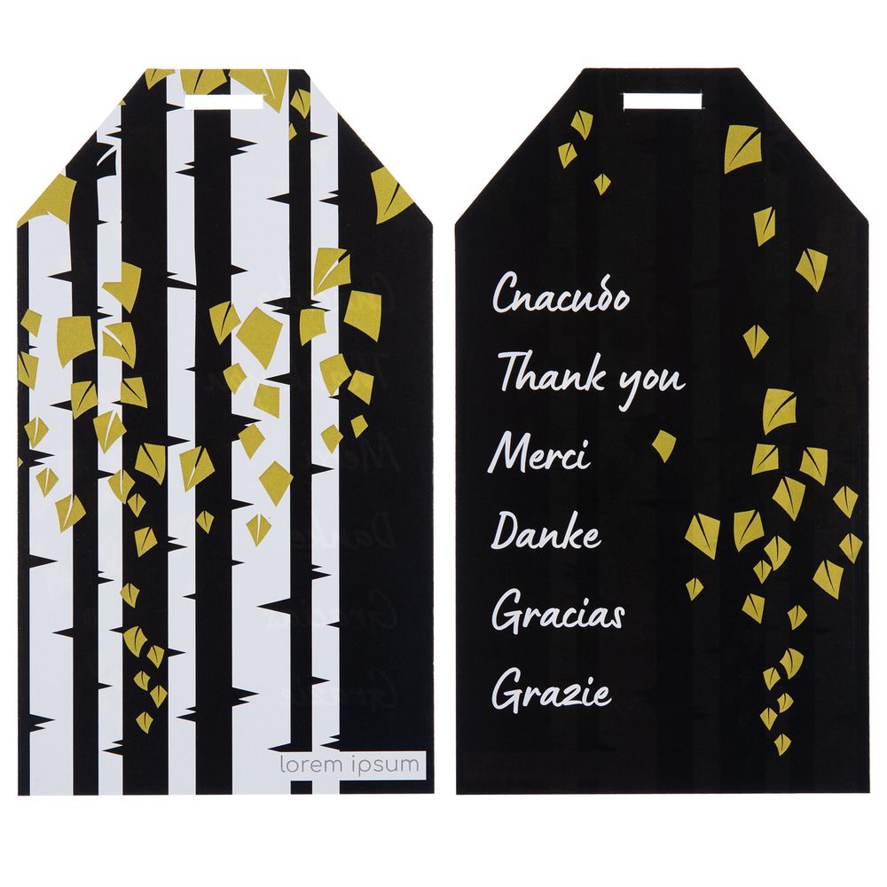 Этикетка бумажная на заказ Paper, M — изображение 3