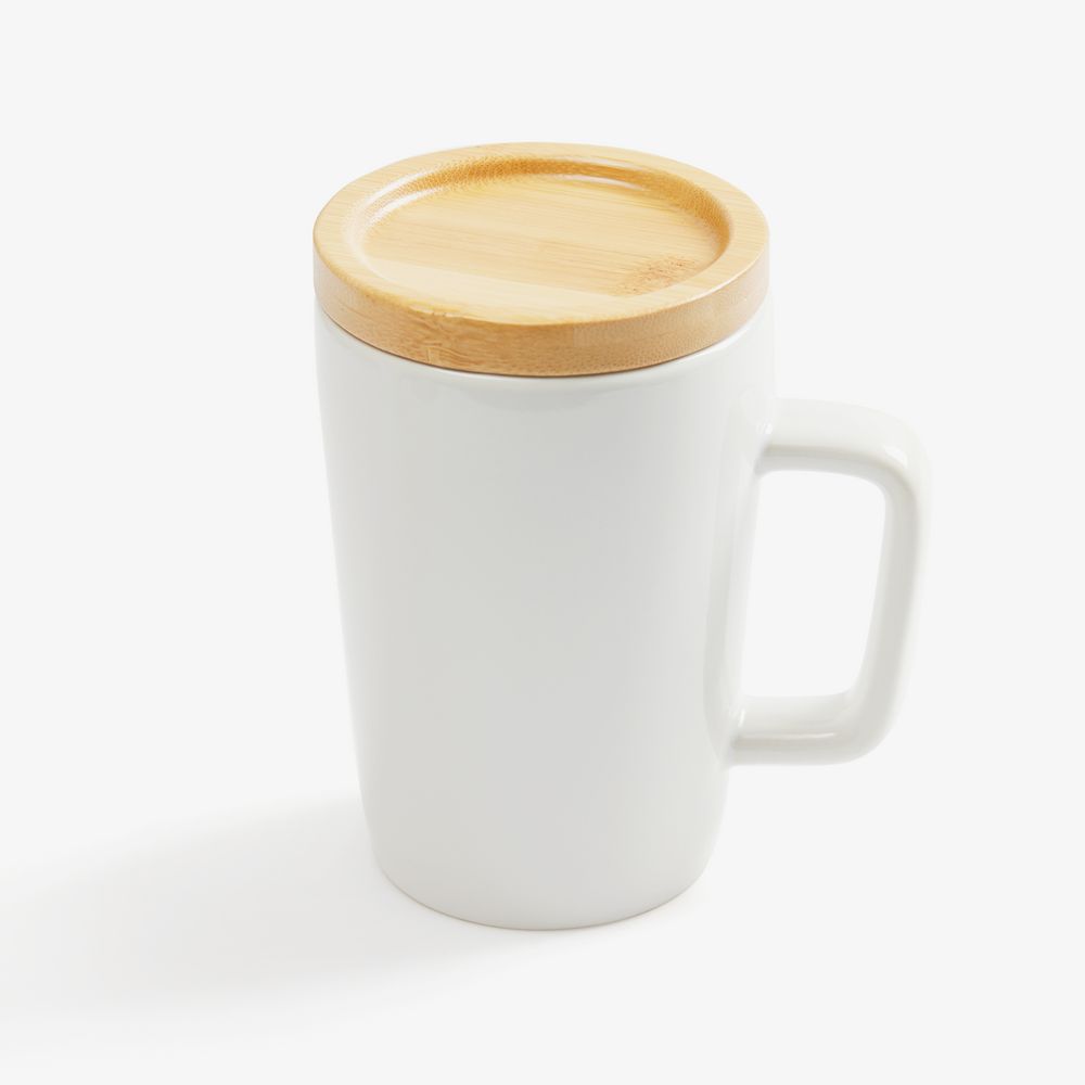 Кружка Vierra с крышкой-костером, белая — изображение 2