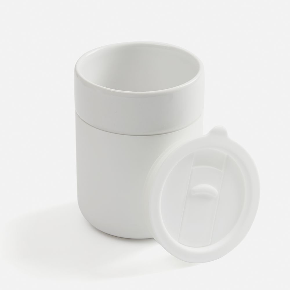 Кружка Nabo с силиконовым держателем, белая — изображение 4