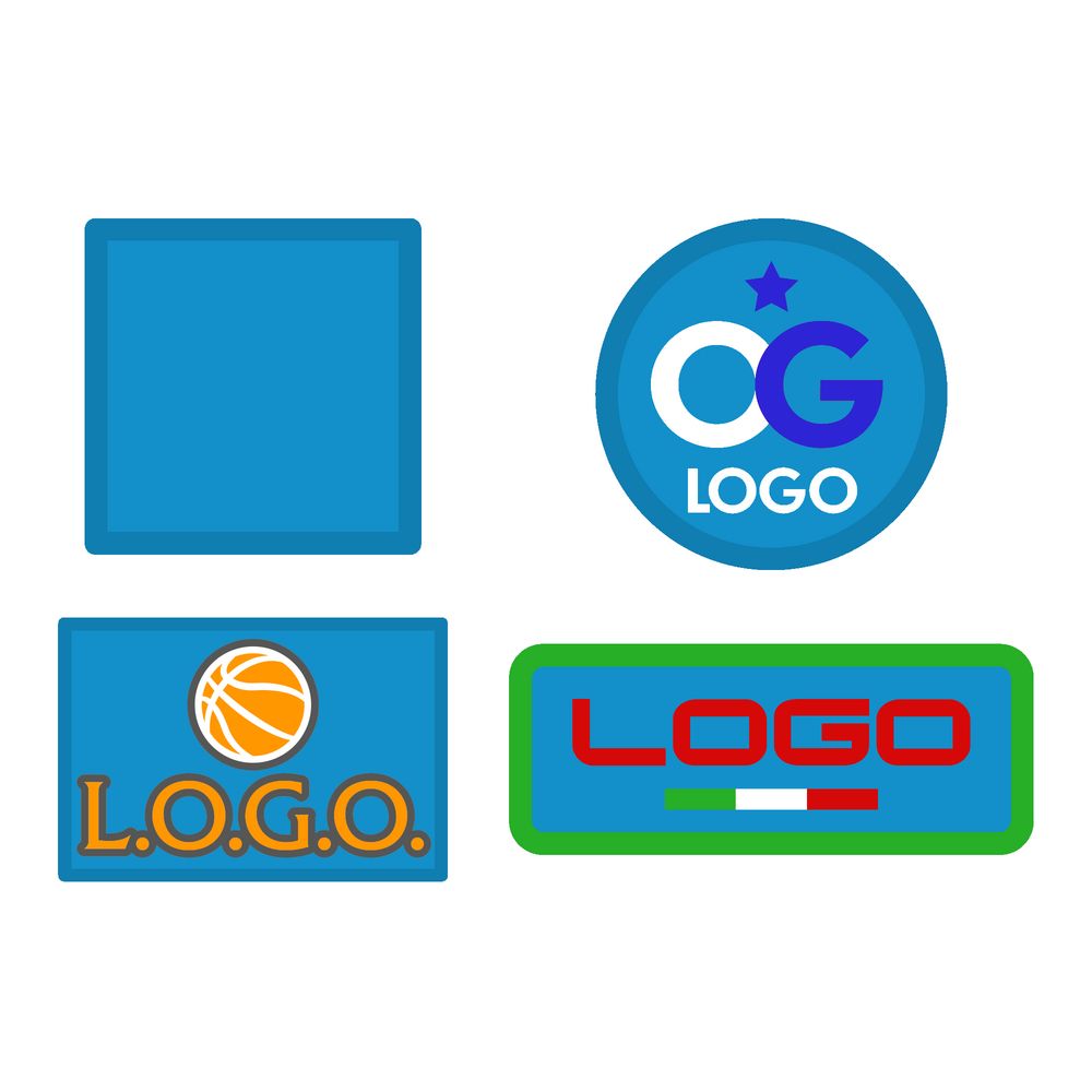 Шеврон из габардина Gabo S, голубой — изображение 2