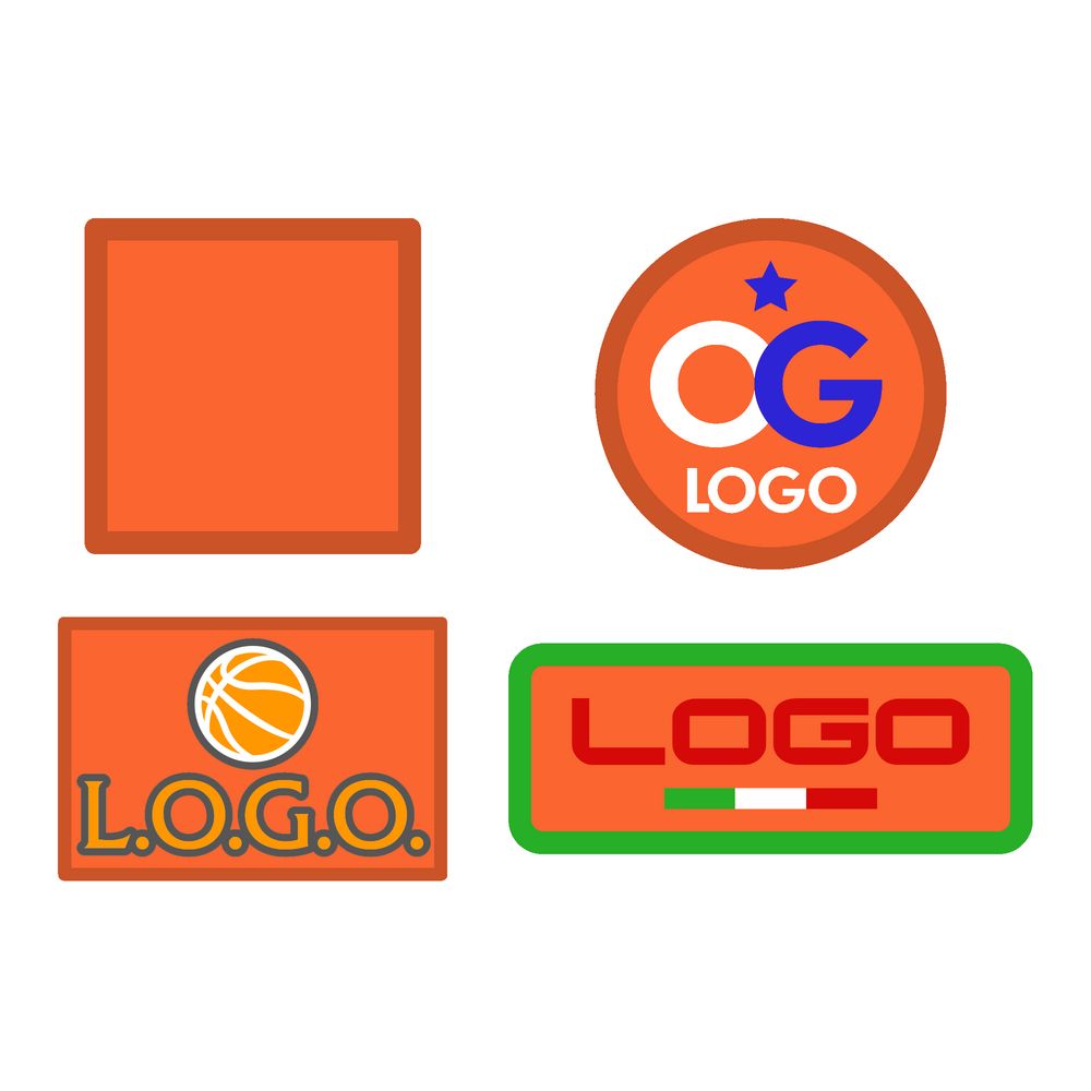 Шеврон из габардина Gabo S, оранжевый — изображение 2