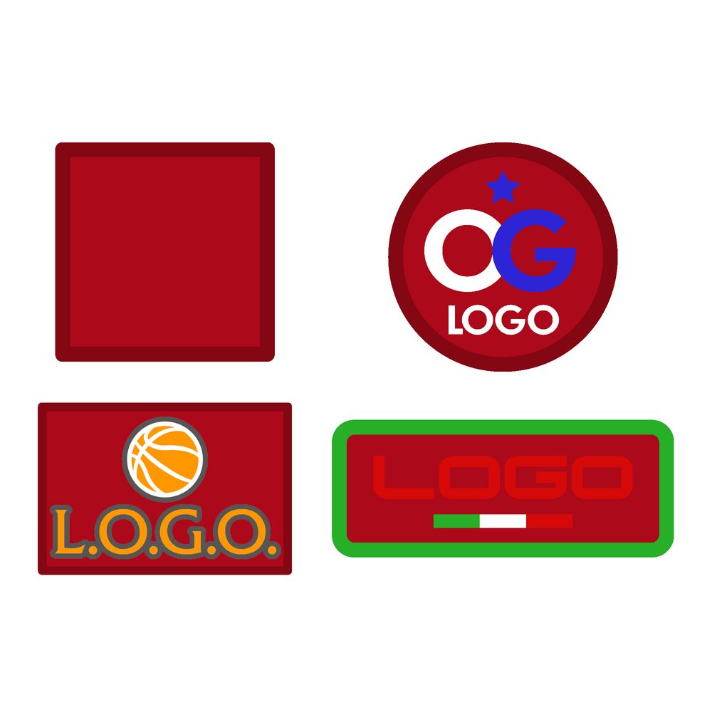 Шеврон из габардина Gabo S, красный — изображение 2