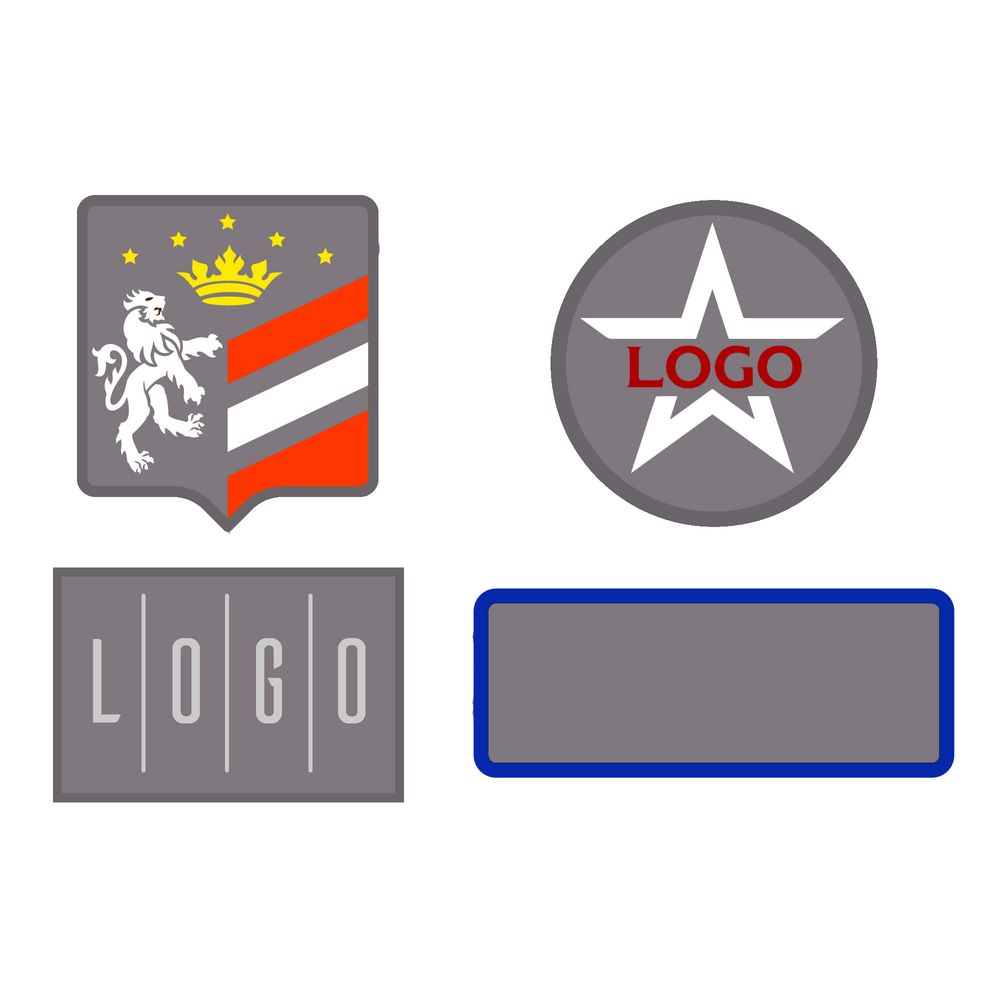 Шеврон из габардина Gabo M, серый — изображение 2