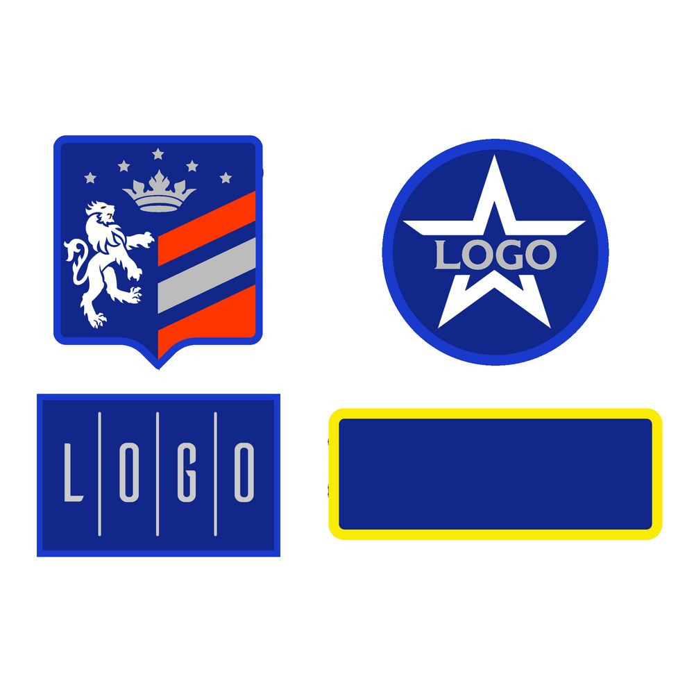 Шеврон из габардина Gabo M, синий — изображение 2