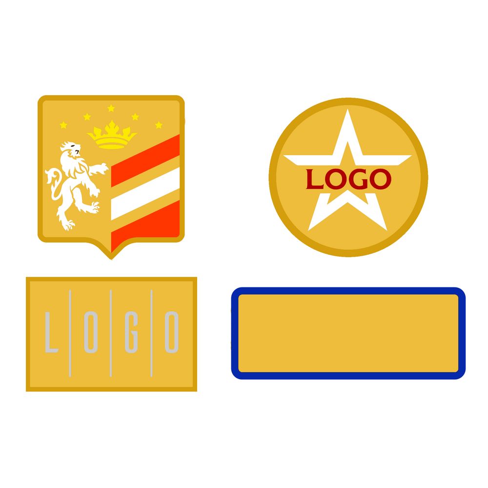 Шеврон из габардина Gabo M, желтый — изображение 2