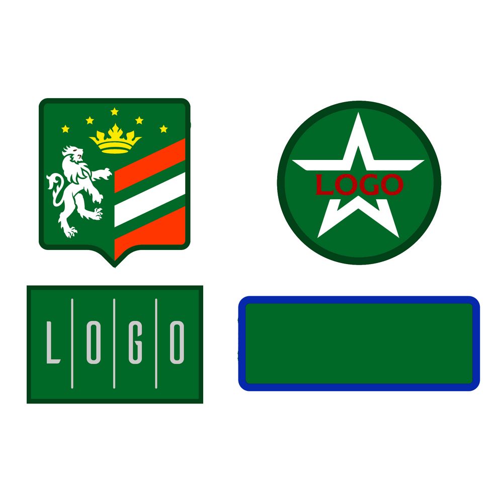 Шеврон из габардина Gabo M, зеленый — изображение 2