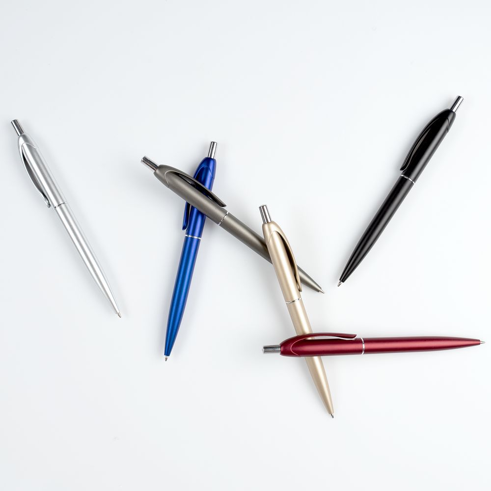 Ручка шариковая Bright Spark, черный металлик — изображение 7