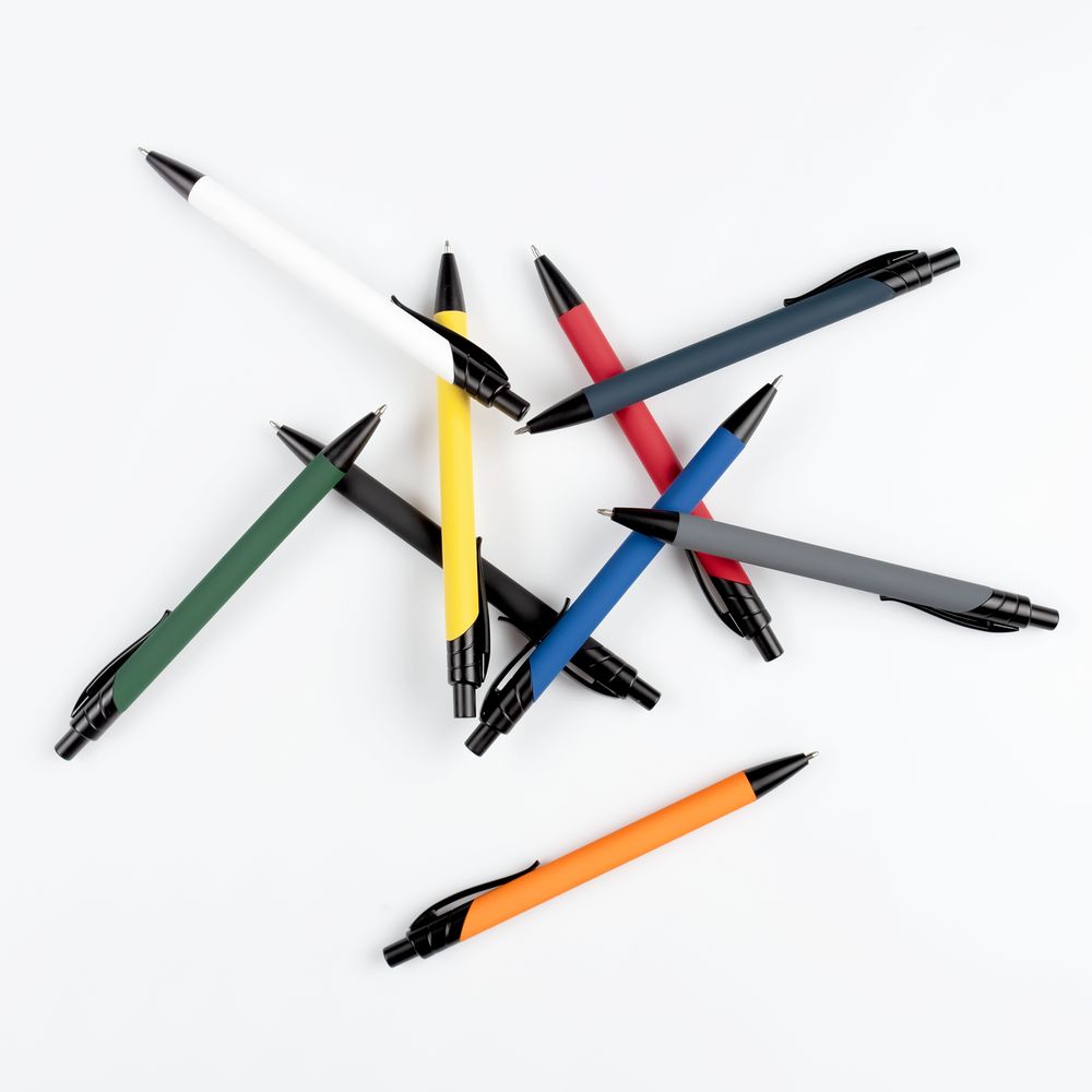 Ручка шариковая Undertone Black Soft Touch, оранжевая — изображение 7