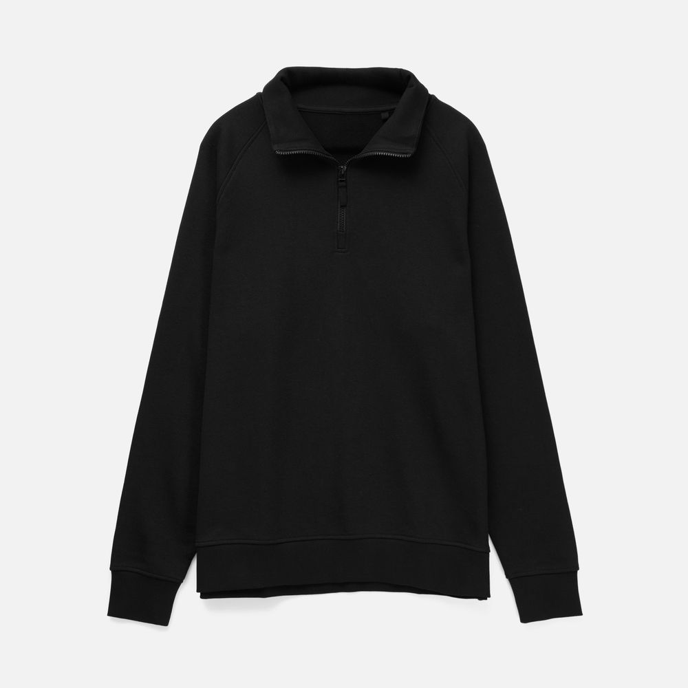 Толстовка унисекс S3, черная — изображение 2