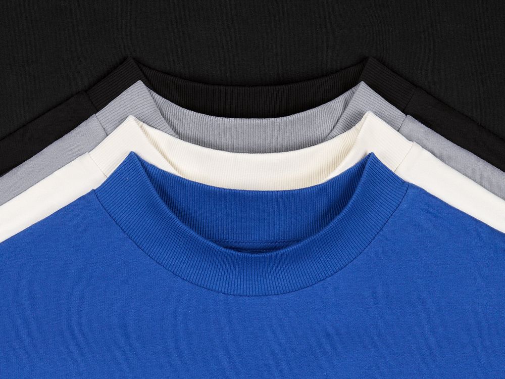 Футболка оверсайз унисекс T9, синяя — изображение 5