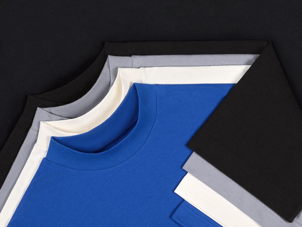 Футболка оверсайз унисекс T9, синяя — изображение 6