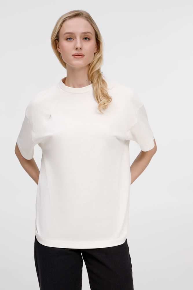 Футболка оверсайз унисекс Sinkopa, молочно-белая — изображение 12