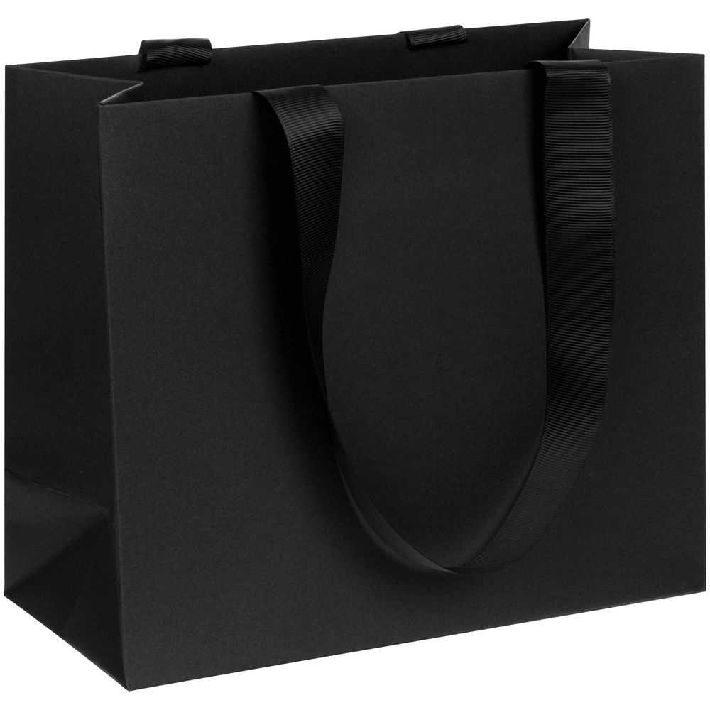 Пакет бумажный Manilla S, черный — изображение 2