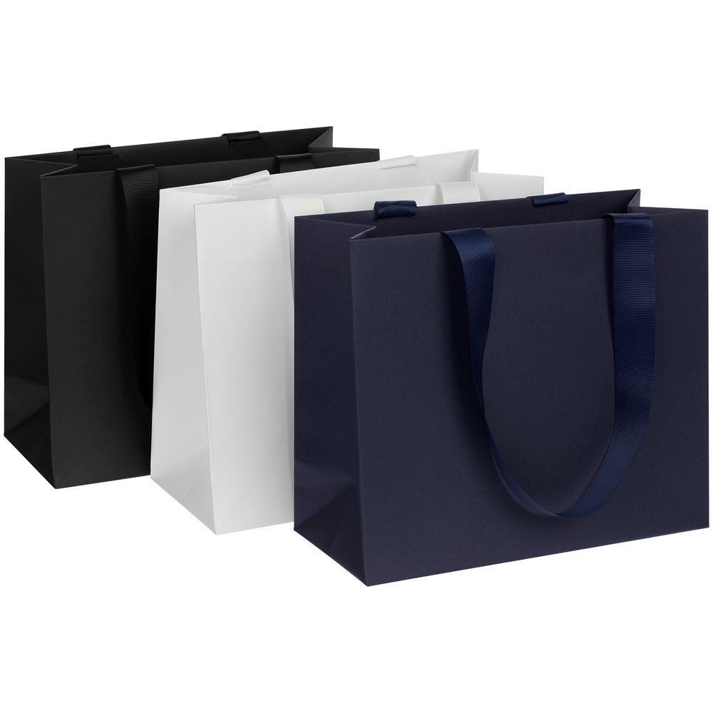 Пакет бумажный Manilla S, синий — изображение 4