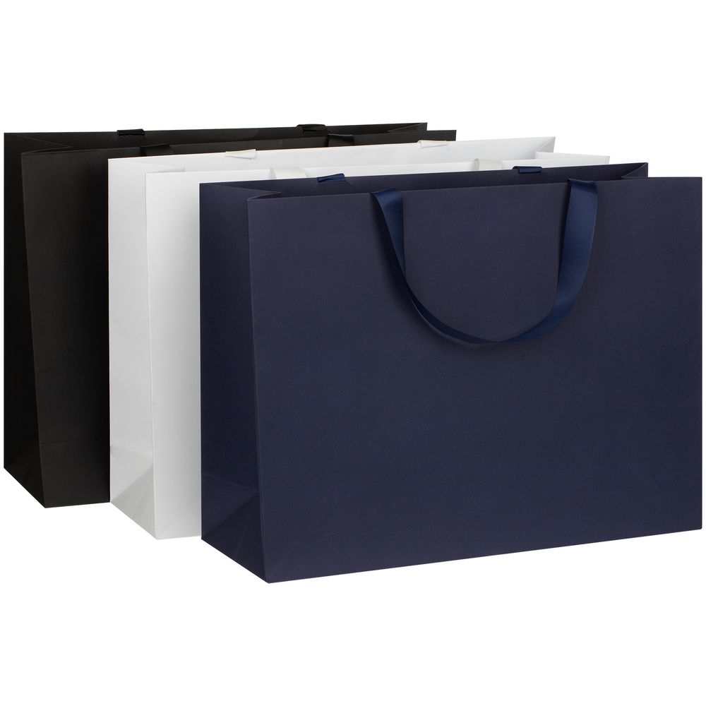 Пакет бумажный Manilla L, черный — изображение 4