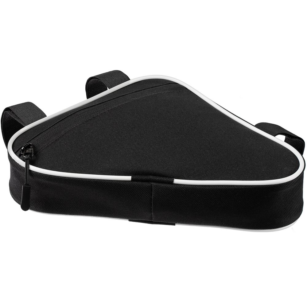 Велосумка на раму BikeLine Mini, черная с белым — изображение 2