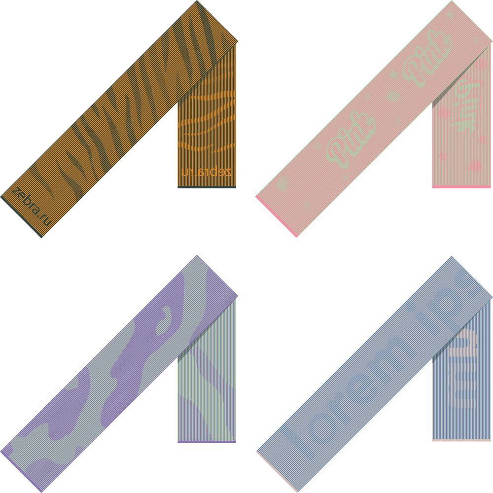 Шарф Fung XXL на заказ, акрил — изображение 2