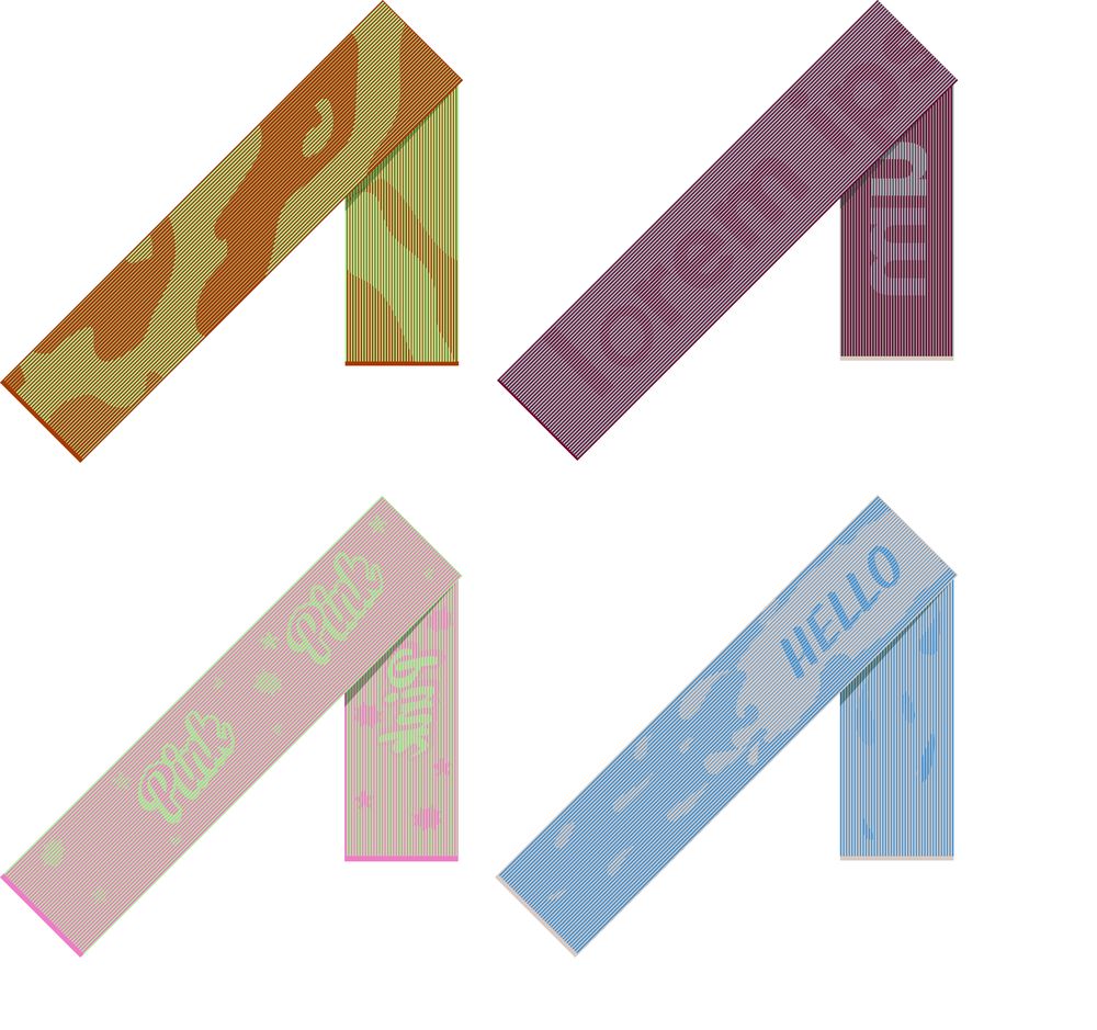 Шарф Fung XXL на заказ, полушерсть — изображение 2