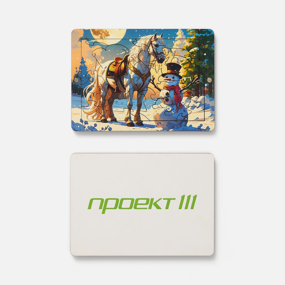 Деревянный пазл с крышкой PuzzleBox на заказ — изображение 3