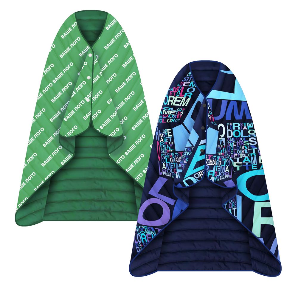 Плед-пончо Blanket Print на заказ