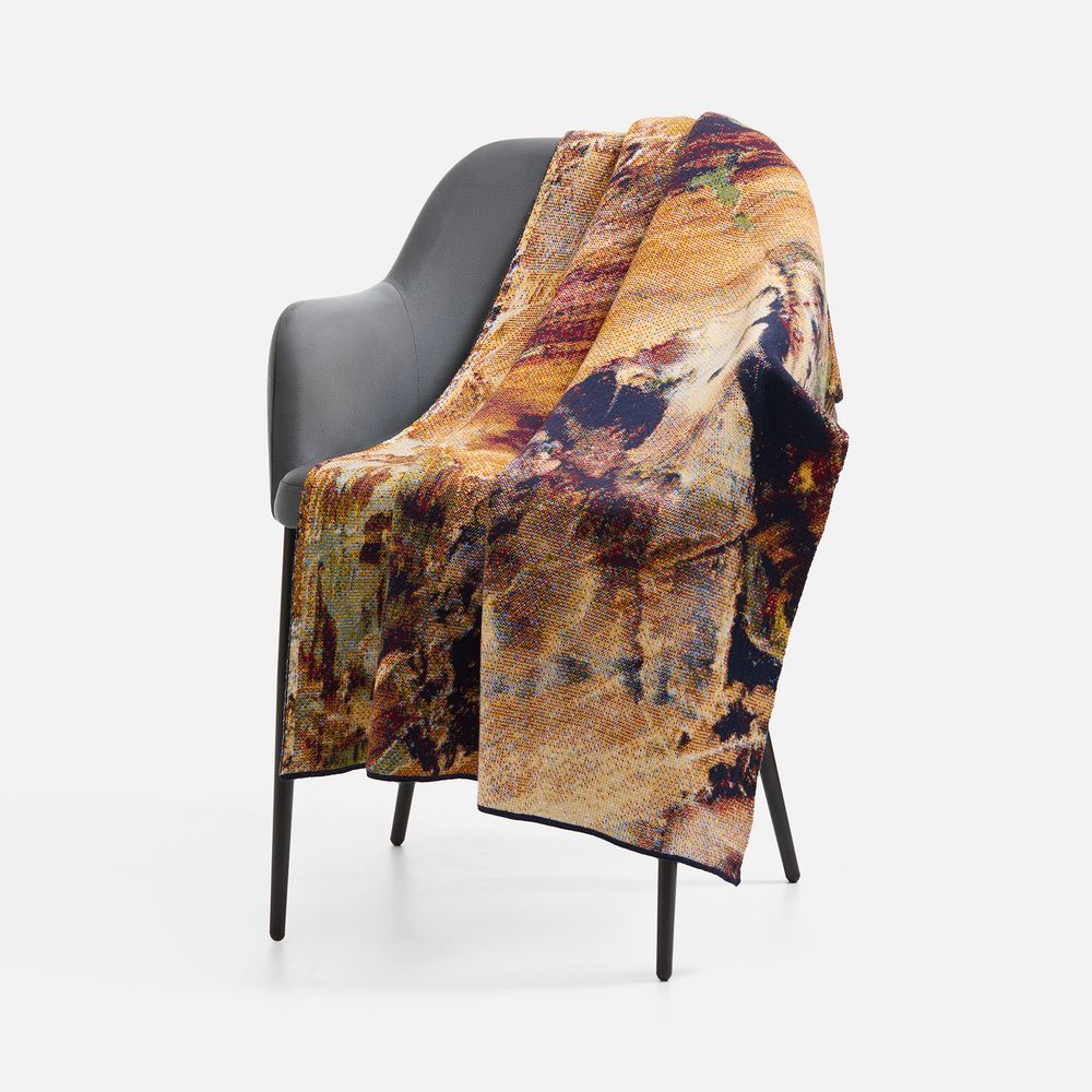 Плед Multicolor Net на заказ, S, полушерсть — изображение 4