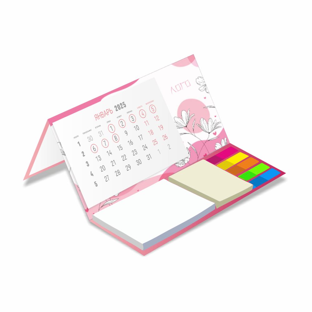 Календарь настольный Sticky на заказ, ver.2, 50 листов — изображение 2