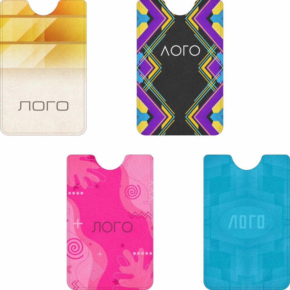 Чехол для карты с RFID-защитой на заказ, экокожа — изображение 2