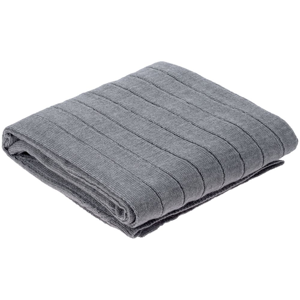 Плед Pluma, темно-серый (графит) — изображение 6