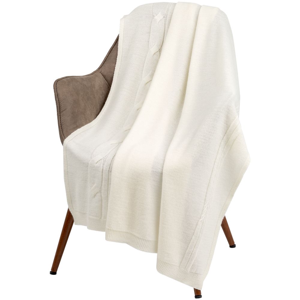 Плед Dantel, молочно-белый — изображение 2