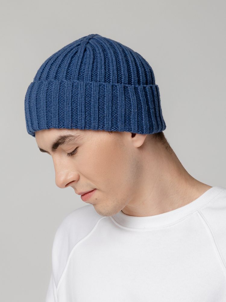 Шапка Uni, синяя — изображение 7