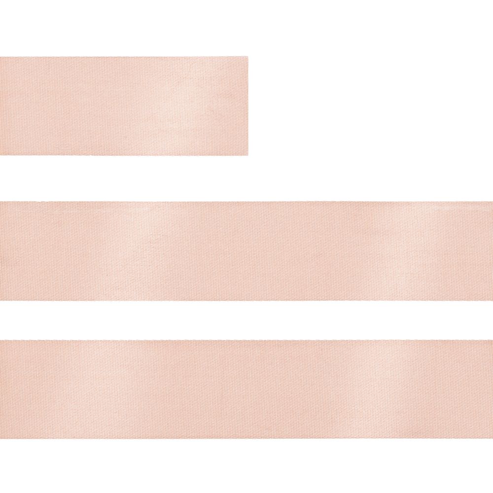 Лента сатиновая Satin 20 L, светло-бежевая, 120 см — изображение 3