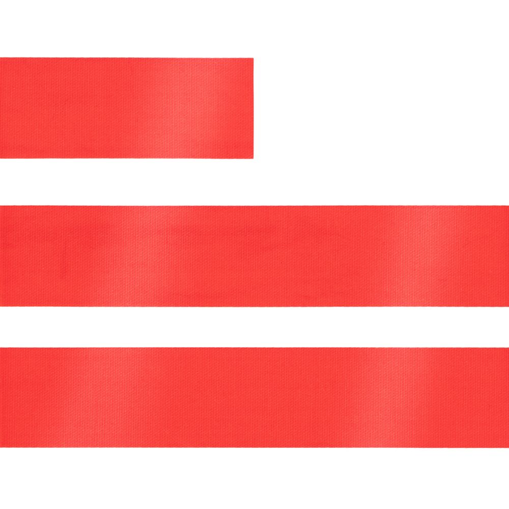 Лента сатиновая Satin 20 L, красная, 150 см — изображение 3