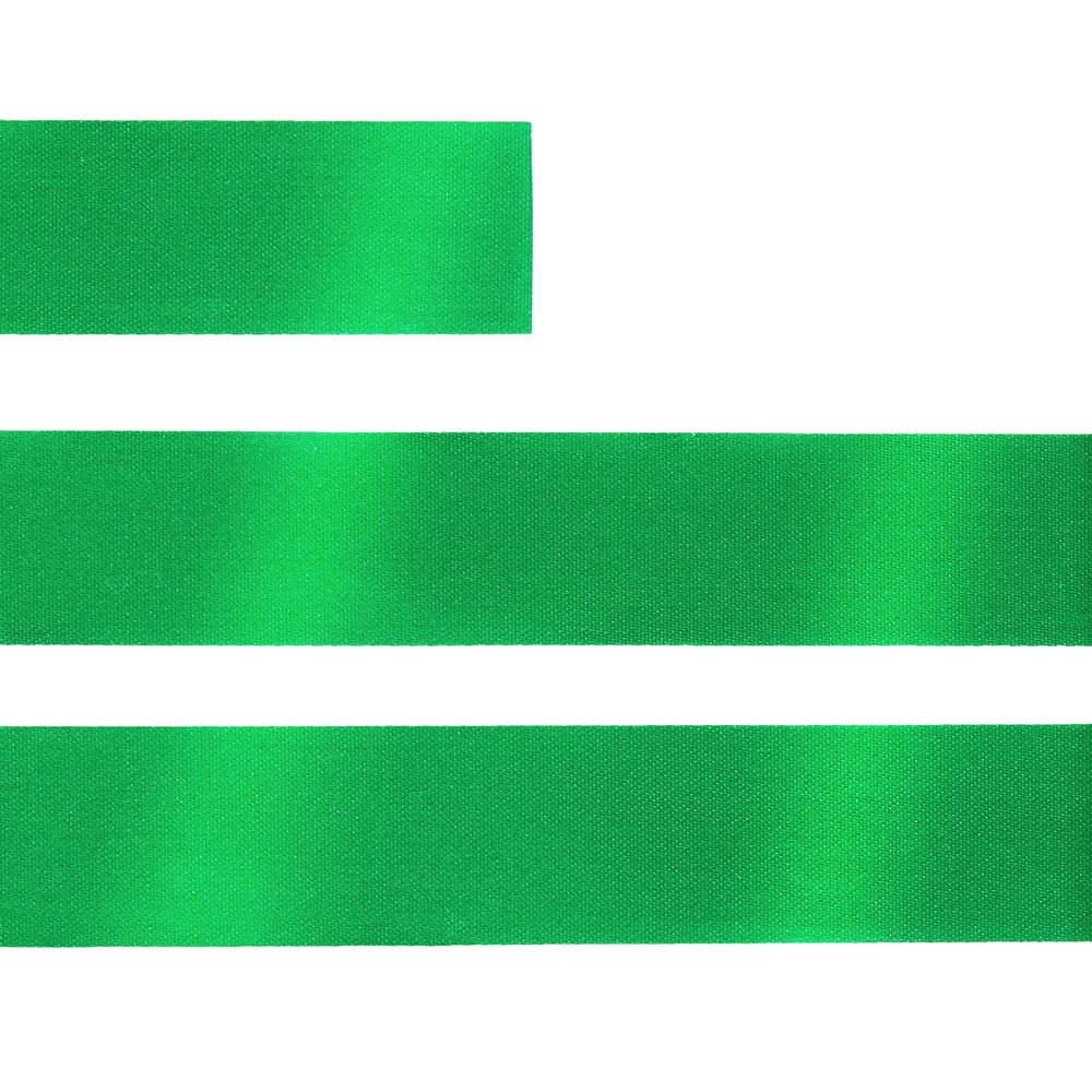 Лента сатиновая Satin 20 M, зеленая, 70 см — изображение 3