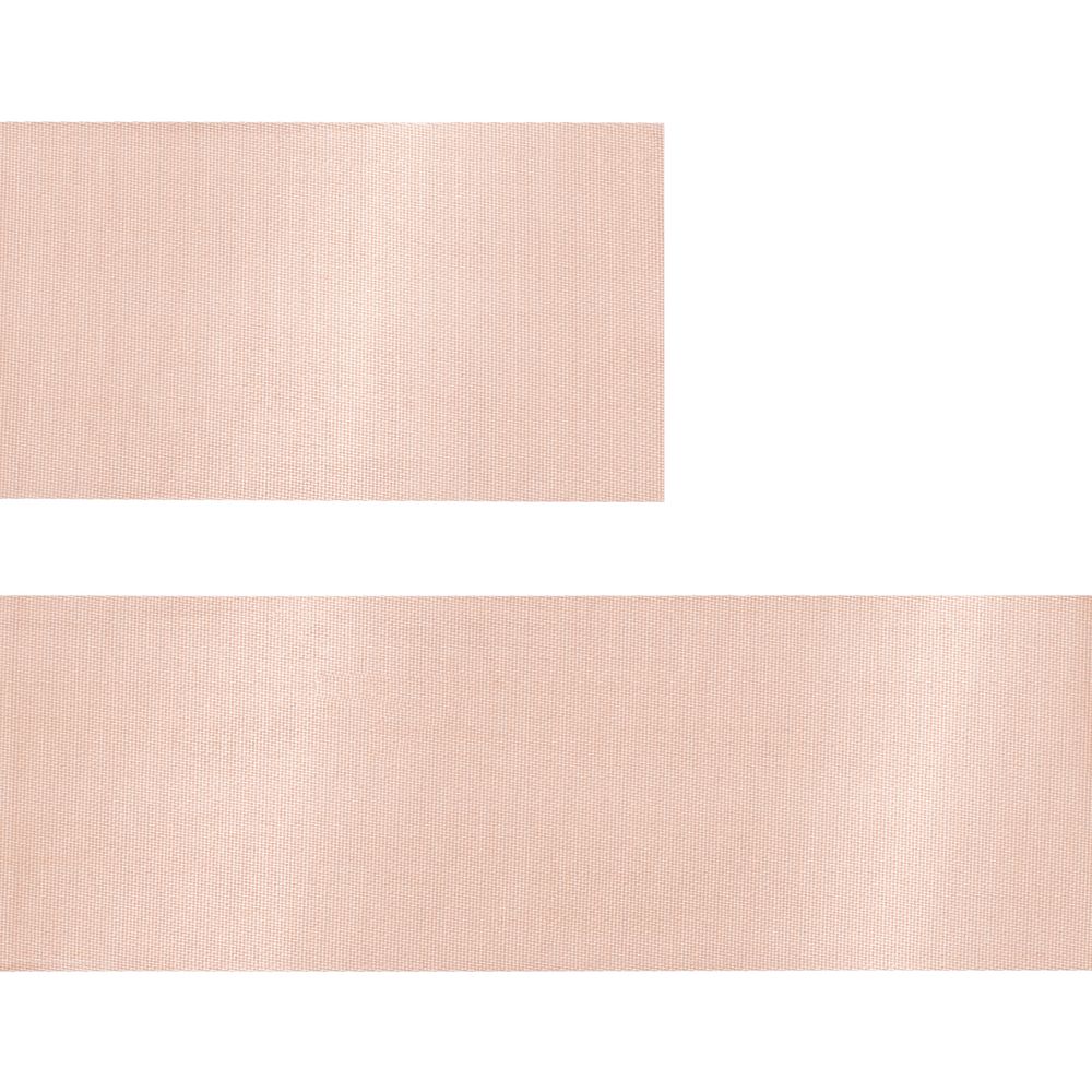 Лента сатиновая Satin 35 XL, светло-бежевая, 180 см — изображение 3