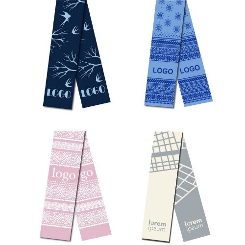 Шарф на заказ Tricksy Classic Fint, M, полушерсть