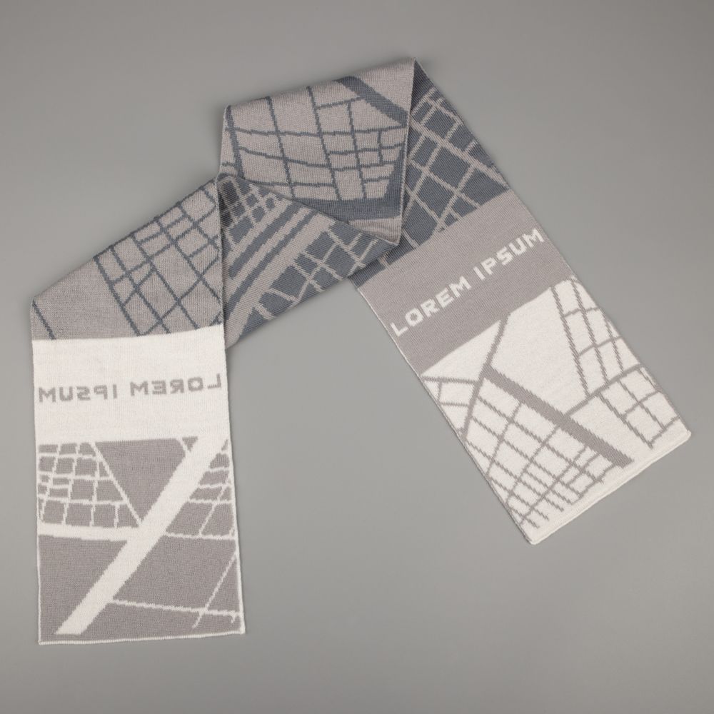 Шарф на заказ Tricksy Light, S, полушерсть — изображение 5