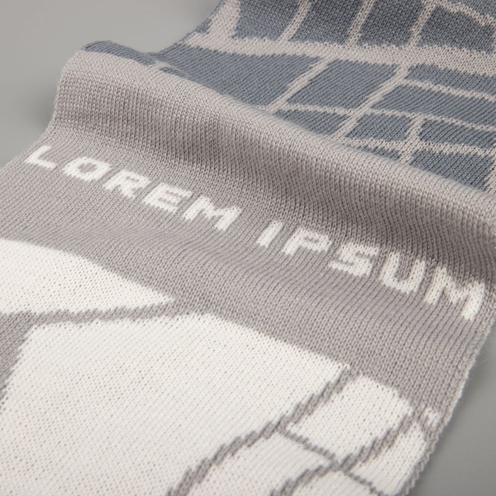 Шарф на заказ Tricksy Light, S, полушерсть — изображение 6