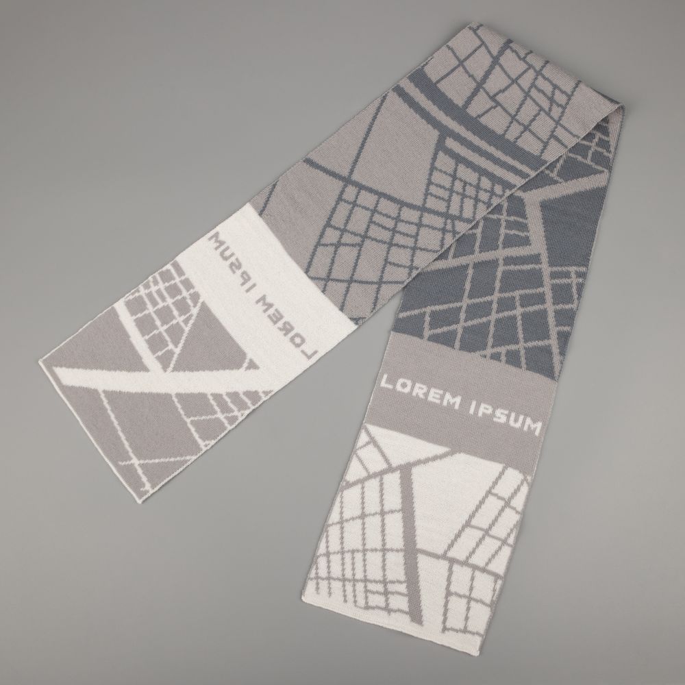 Шарф на заказ Tricksy Light, S, полушерсть — изображение 4