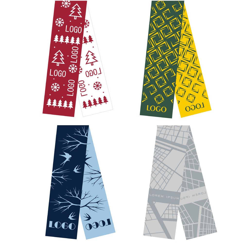 Шарф на заказ Tricksy Light, S, полушерсть