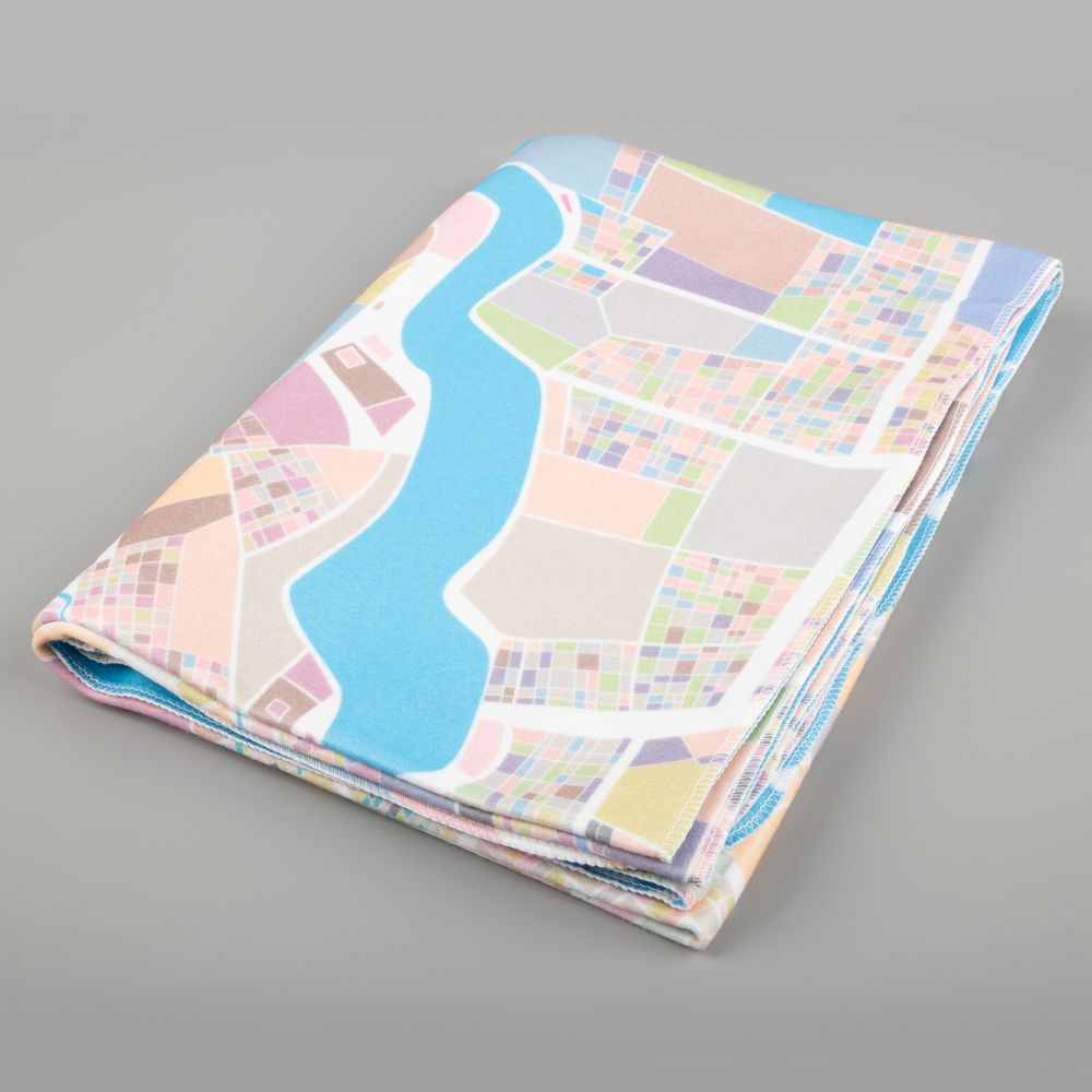 Флисовый плед Feltro Color Plus с печатью на заказ, S — изображение 5