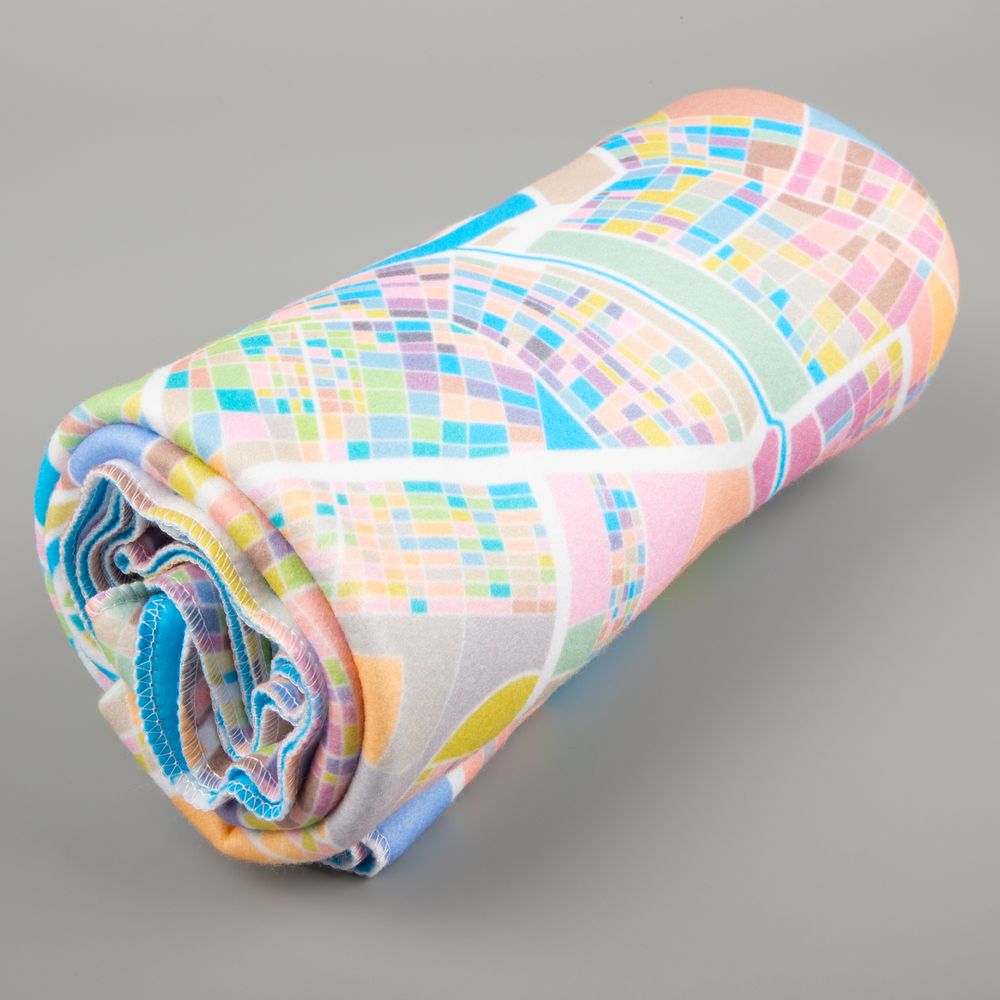 Флисовый плед Feltro Color Plus с печатью на заказ, S — изображение 6