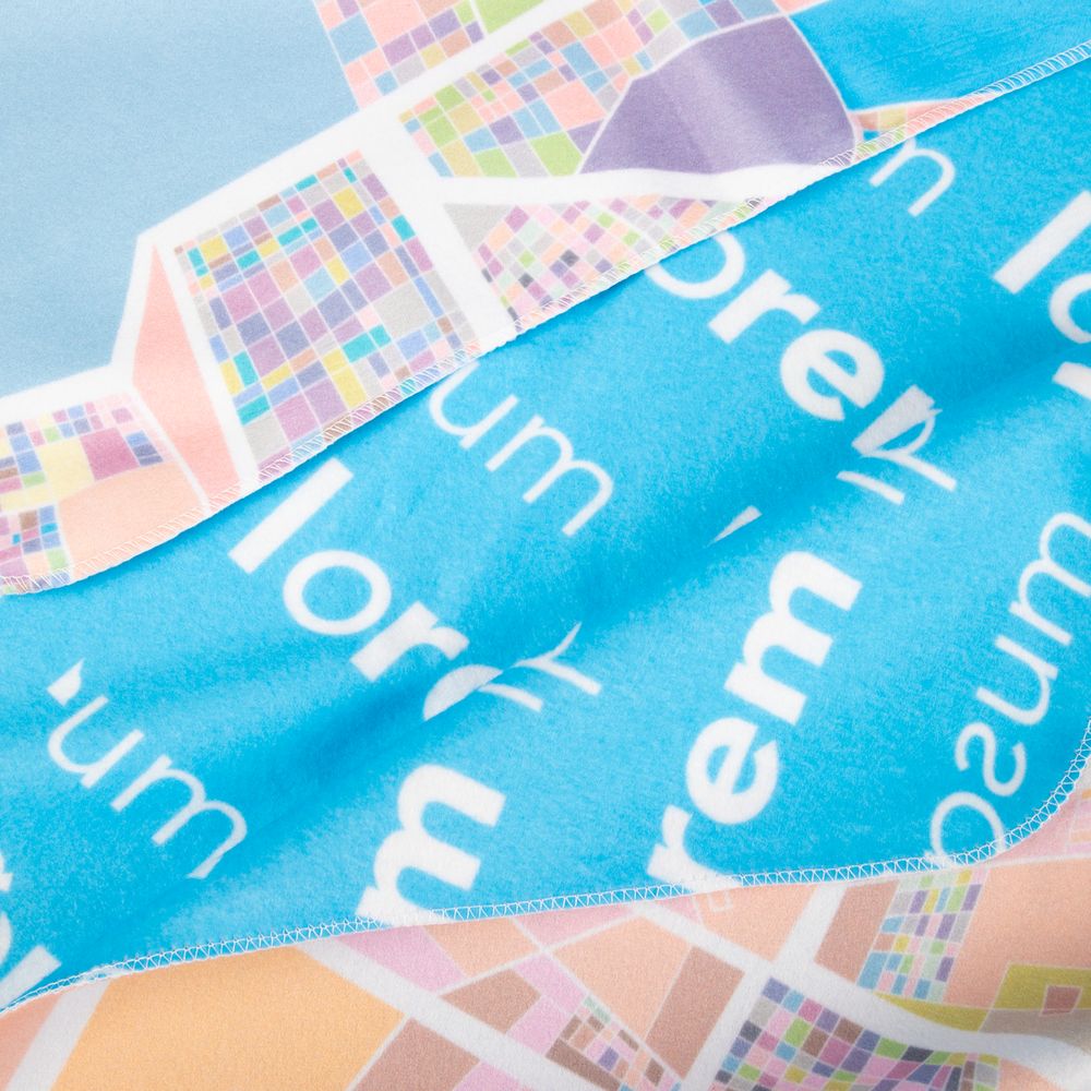 Флисовый плед Feltro Color Plus с печатью на заказ, S — изображение 10