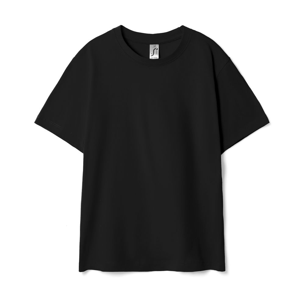 Футболка детская Regent Kids 150, черная — изображение 2