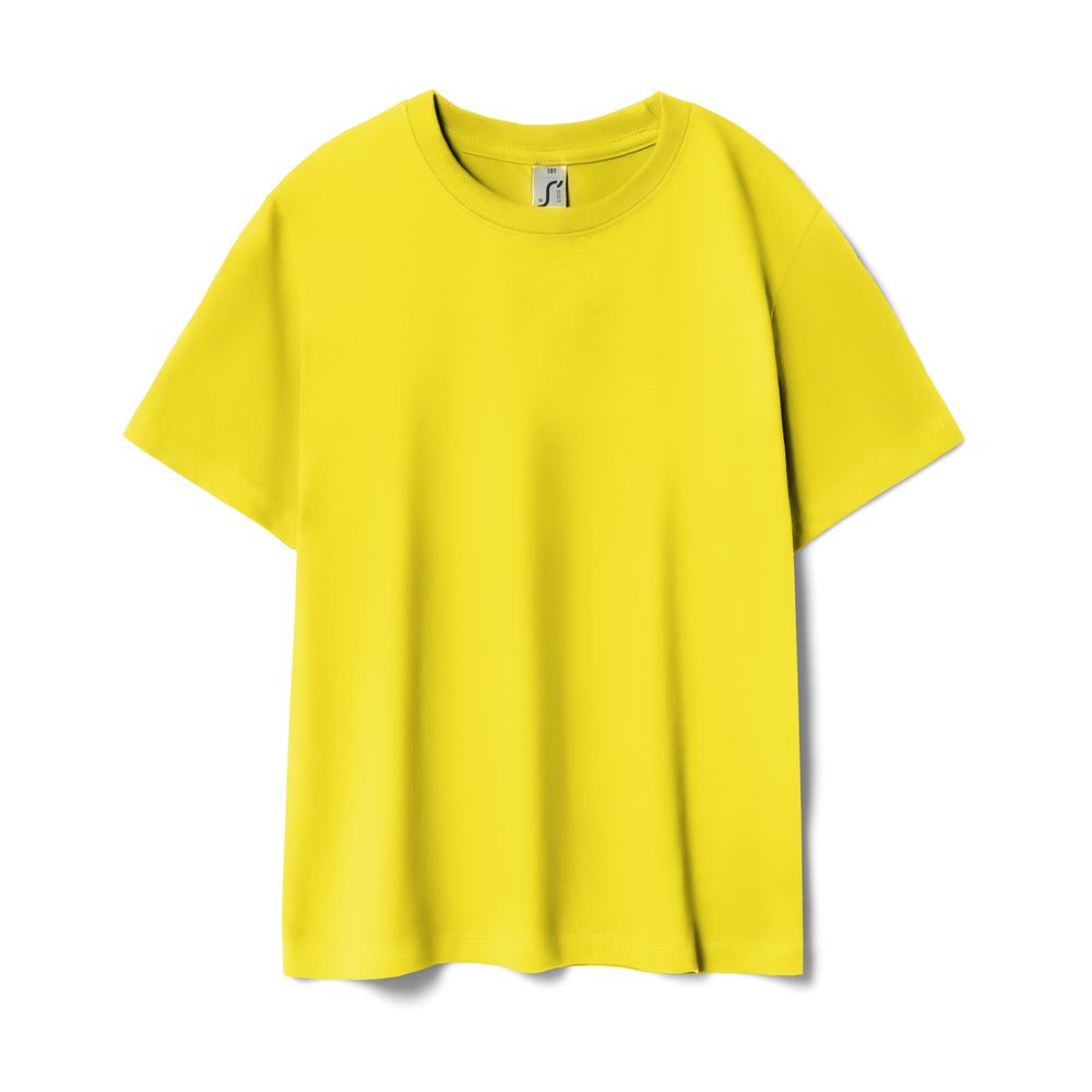 Футболка детская Regent Kids 150, желтая (лимонная) — изображение 2