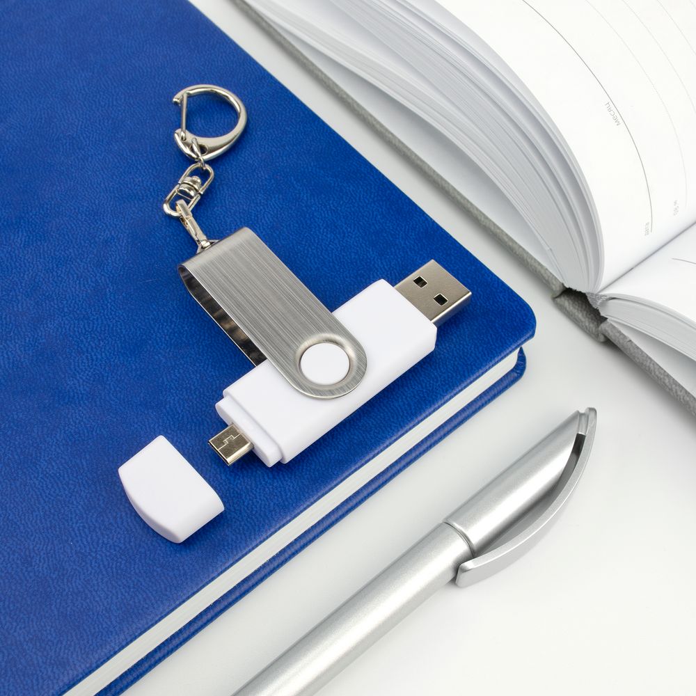 Флешка Double Twist 16 Гб белая — изображение 6