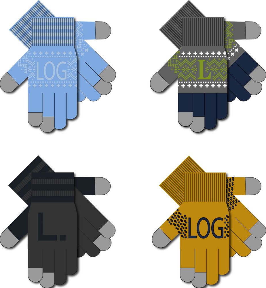 Сенсорные перчатки на заказ Guanti Tok, акрил — изображение 2