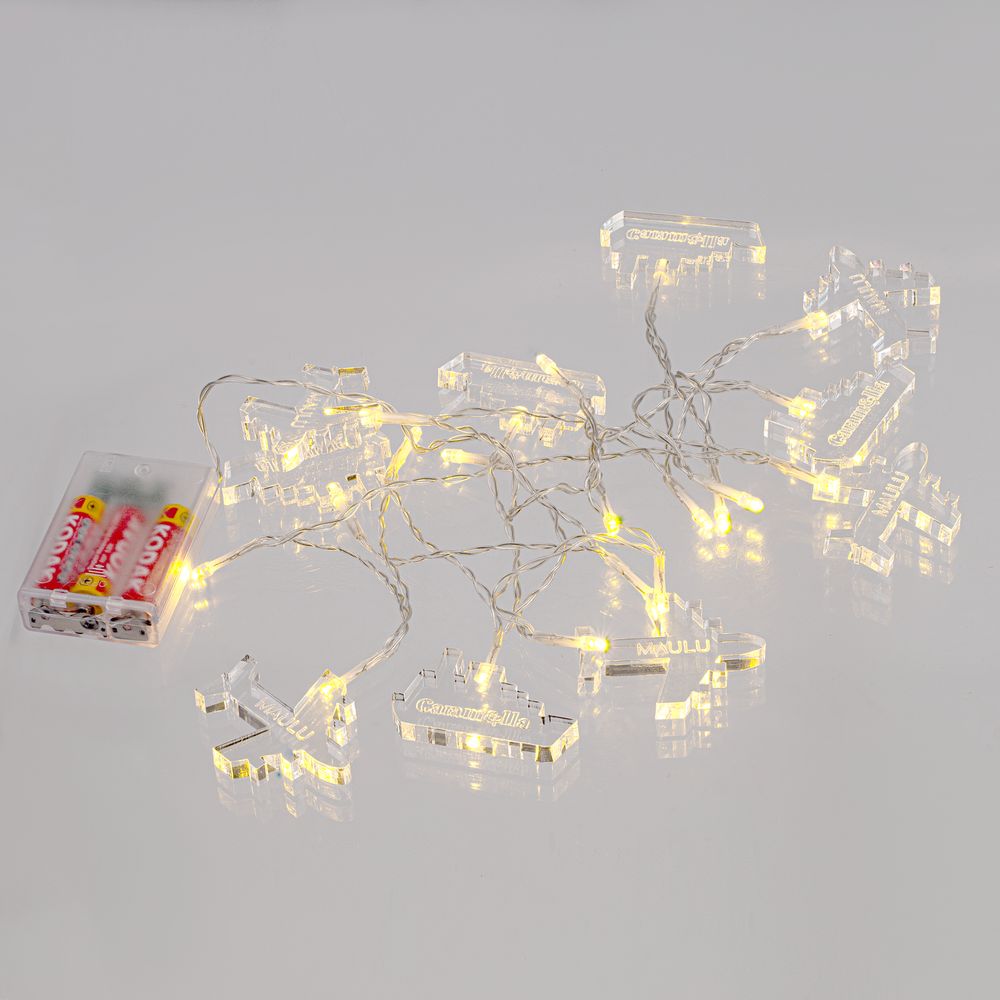 Гирлянда с индивидуальными фигурками AcryLED на заказ — изображение 3