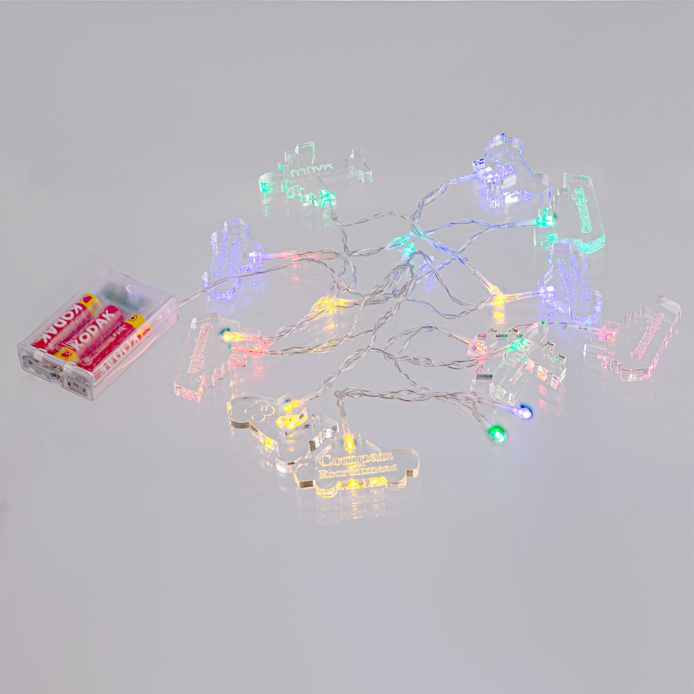 Гирлянда с индивидуальными фигурками AcryLED на заказ — изображение 4